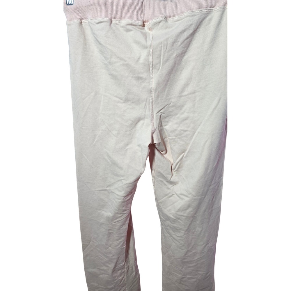 Floriana Pink Cotton Embroidered Wide Leg Pants Floral Lounge Womens Medium - Picture 10 of 10